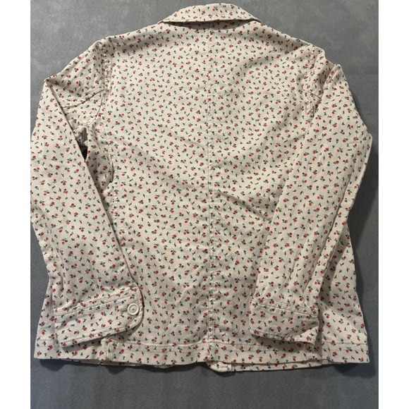 Uniqlo Womens Sz M Ditsy Floral Cottagecore Barn Grandma Preppy Rose Resort Twee - Picture 5 of 15